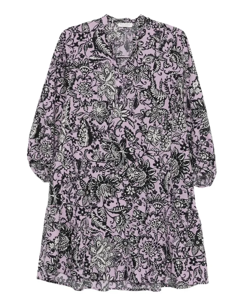Marc O'Polo floral-print mini dress - Violett Violett