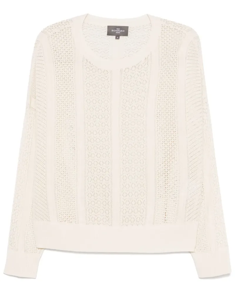 Eric Bompard Pullover mit rundem Ausschnitt - Nude Nude