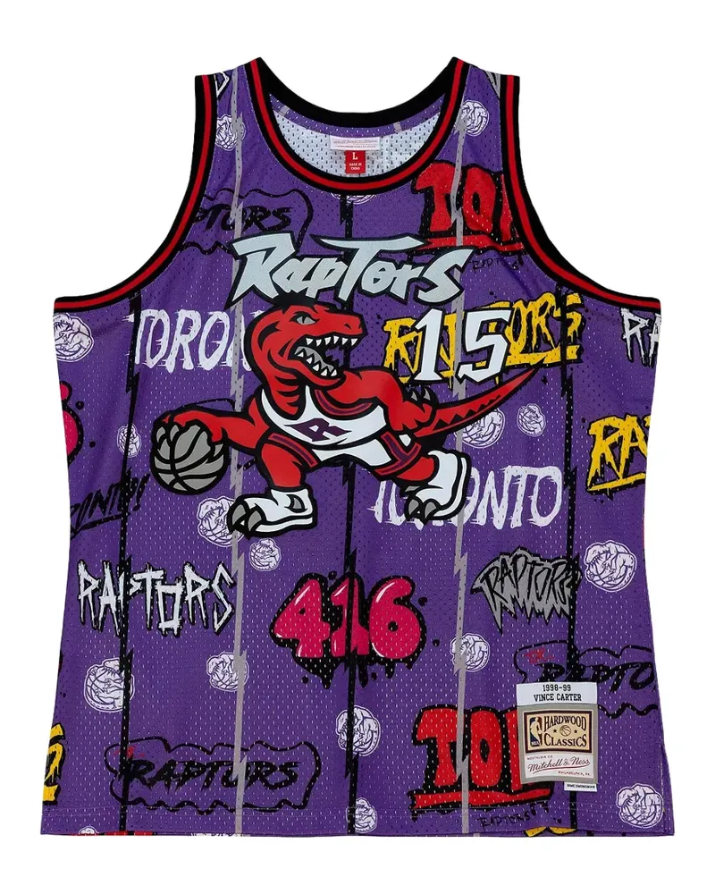 Mitchell & Ness Slap Sticker Swingman vest - Violett Violett