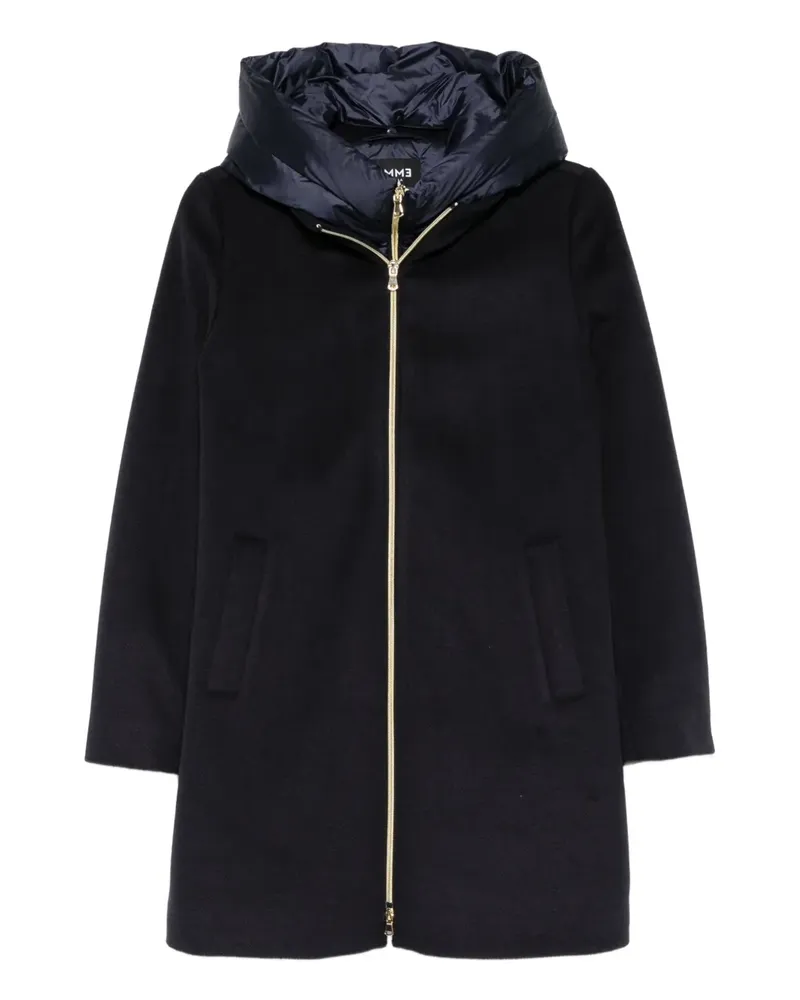 MARELLA Bacio hooded single-breasted coat - Blau Blau