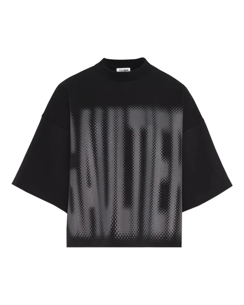 Jean Paul Gaultier T-Shirt mit Logo-Print - Schwarz Schwarz
