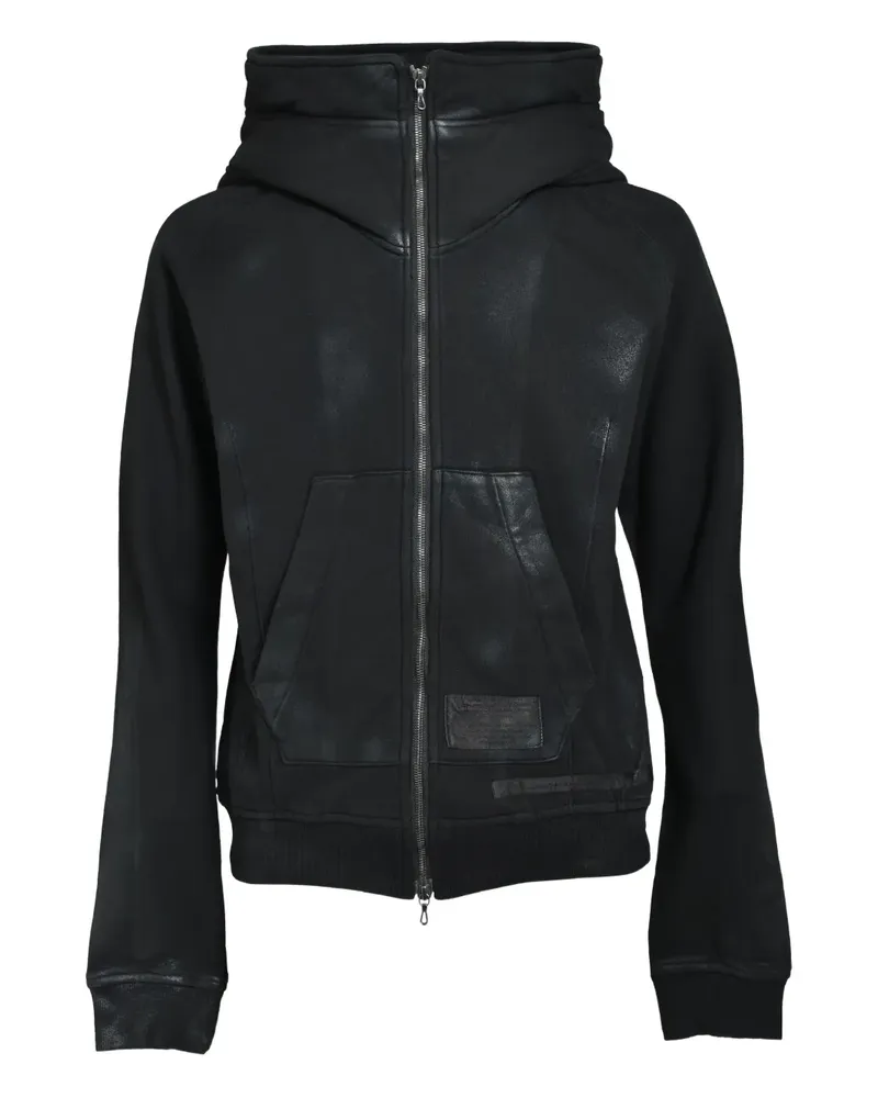 Julius hooded zip jacket - Schwarz Schwarz