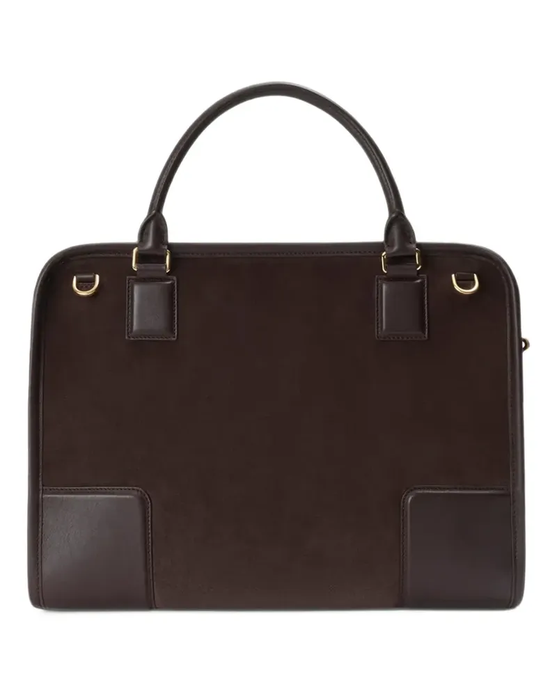Loewe Large Amazona 180 bag in suede - Braun Braun