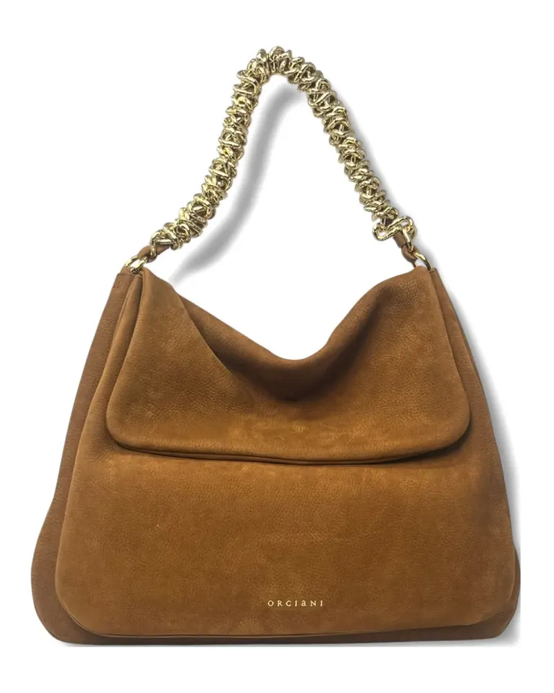 Orciani large Diana shoulder bag - Braun Braun