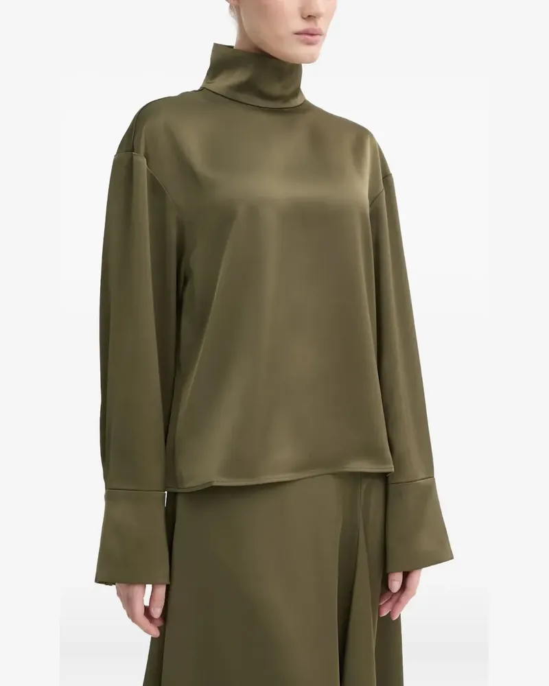 Day Birger et Mikkelsen Bluse mit Stehkragen - Grün Grün