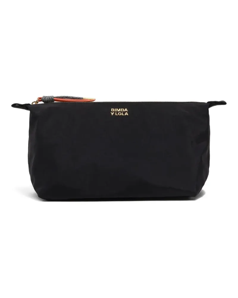 BIMBA Y LOLA Kosmetiktasche mit Reißverschluss - Schwarz Schwarz