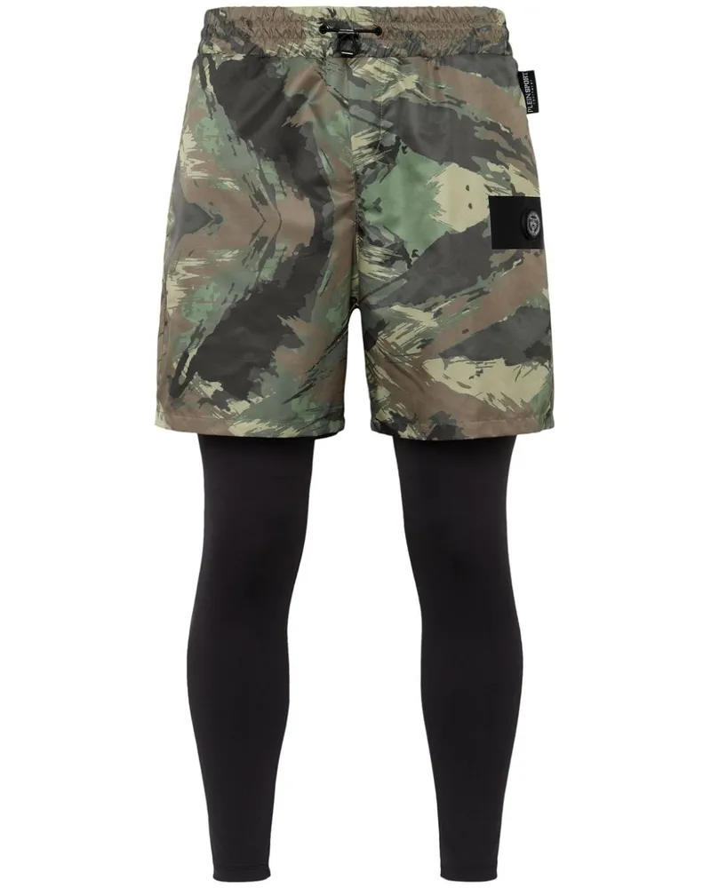 Philipp Plein Jogginghose mit Camouflage-Print - Schwarz Schwarz