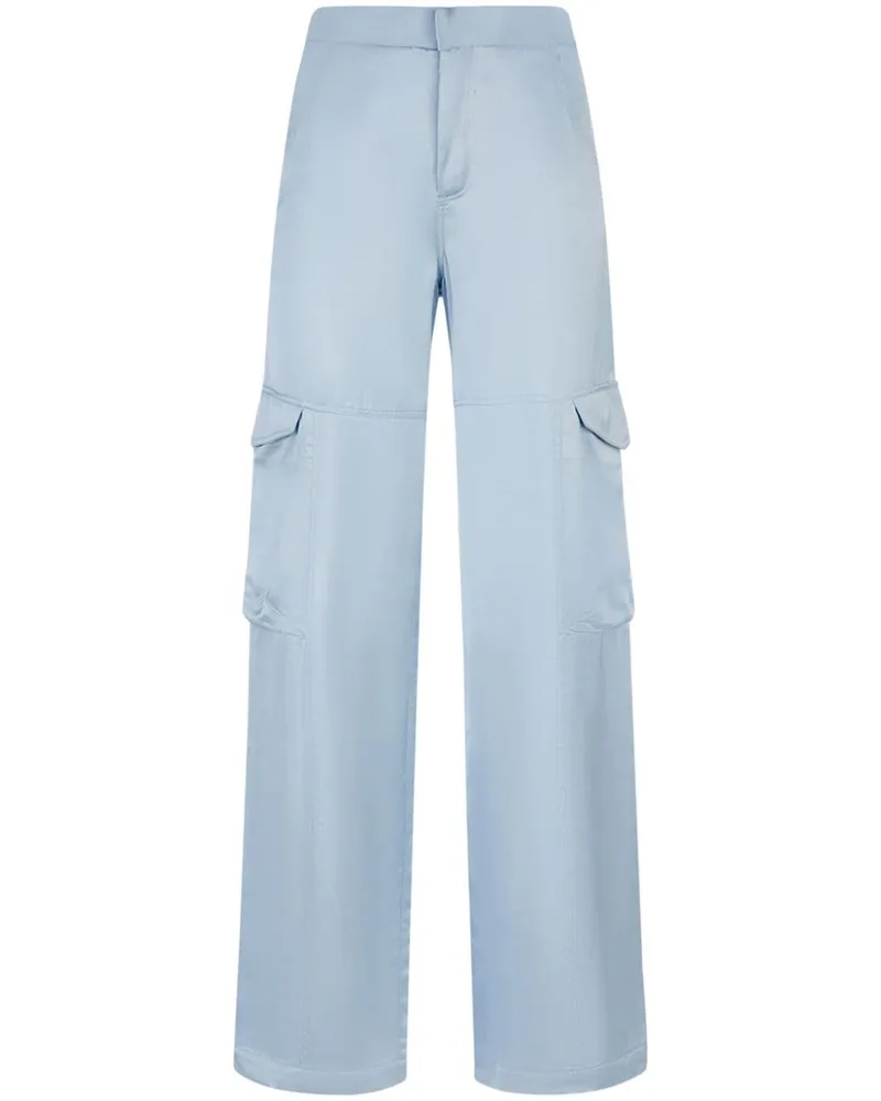 GCDS Cargohose mit hohem Bund - Blau Blau