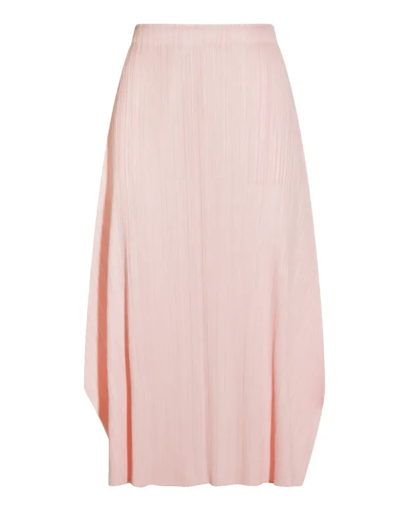 Issey Miyake Pleats Please pleated midi skirt - Rosa Rosa