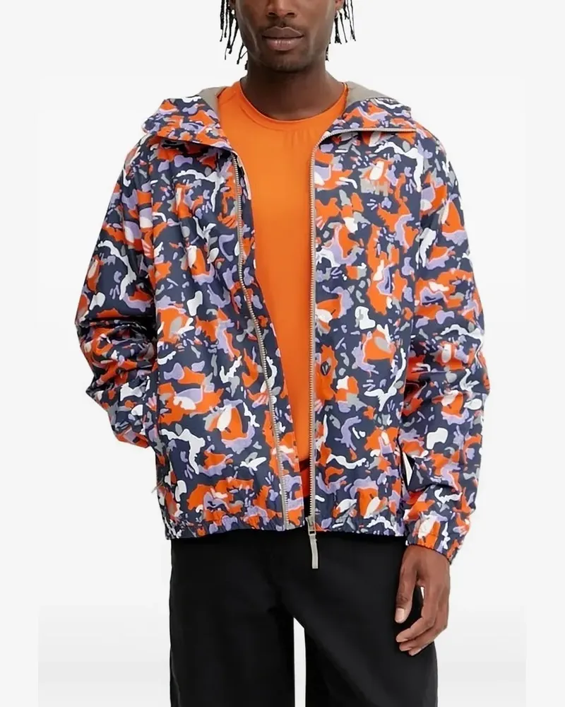 Helly Hansen Kapuzenjacke mit Camouflage-Print - Violett Violett