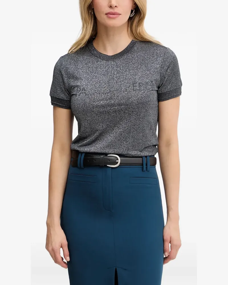 Patrizia Pepe Klassisches T-Shirt - Grau Grau