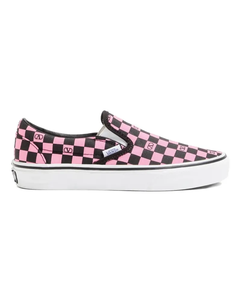 Vans VLogo checkerboard sneakers - Rosa Rosa
