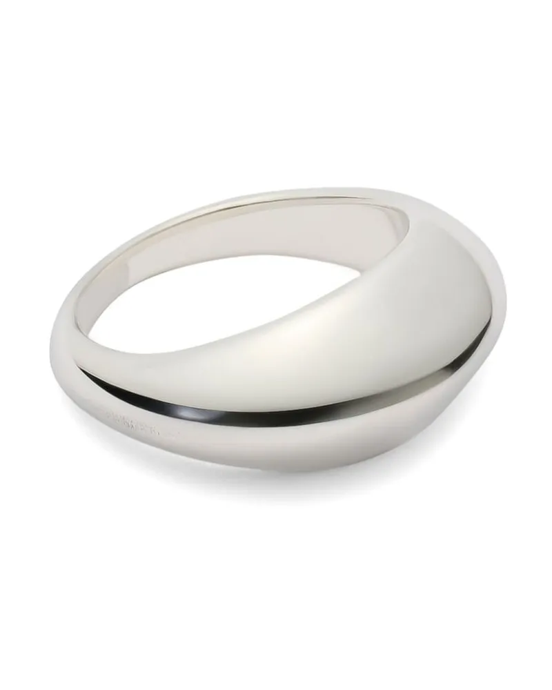 Christophe Lemaire Chunky Drop Ring Silber