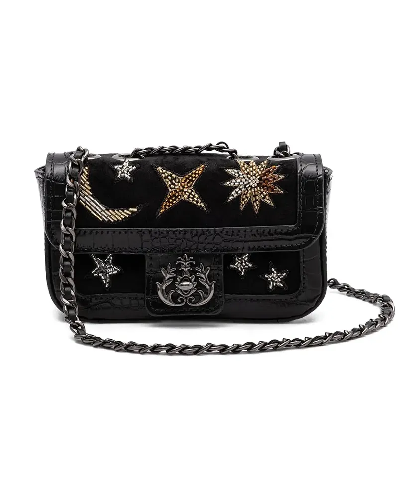ISLA Mini Anne Schultertasche - Schwarz Schwarz