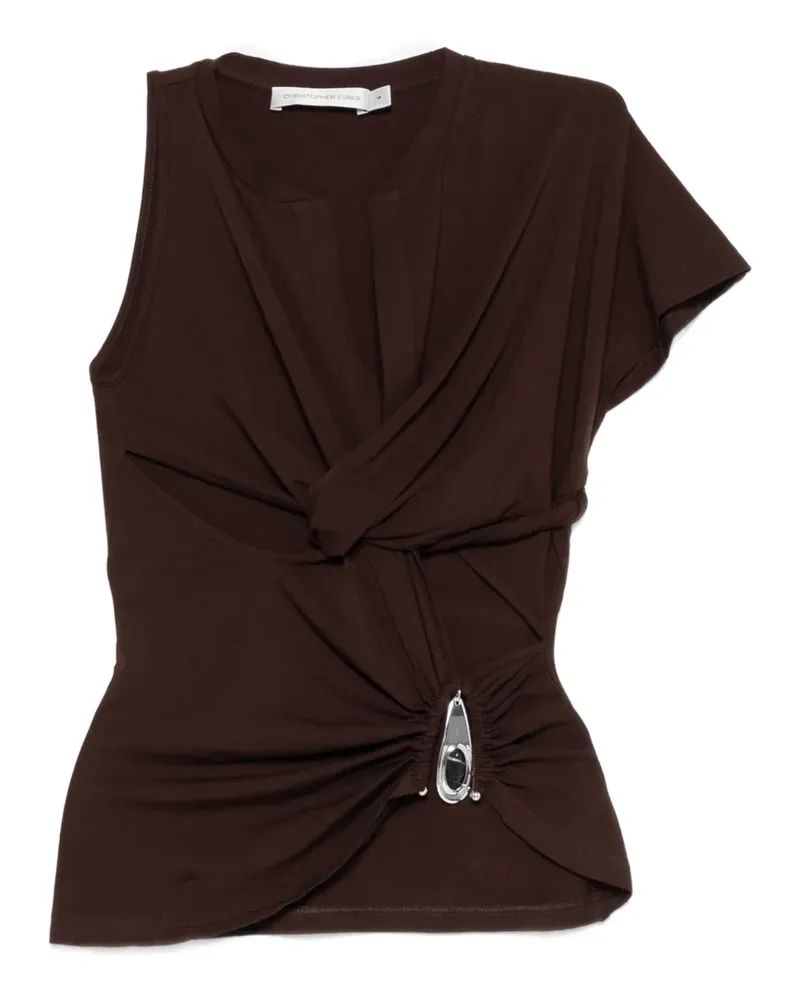 Christopher Esber pendant-detail top - Braun Braun