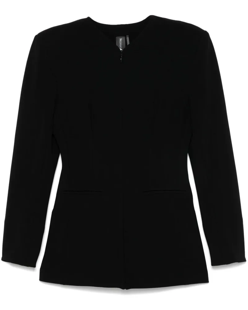 Norma Kamali Jacke mit Reißverschluss - Schwarz Schwarz