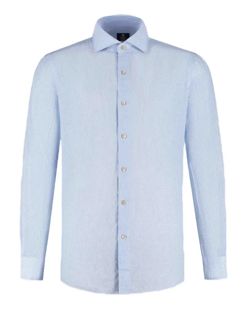 Luigi Borrelli striped shirt - Blau Blau