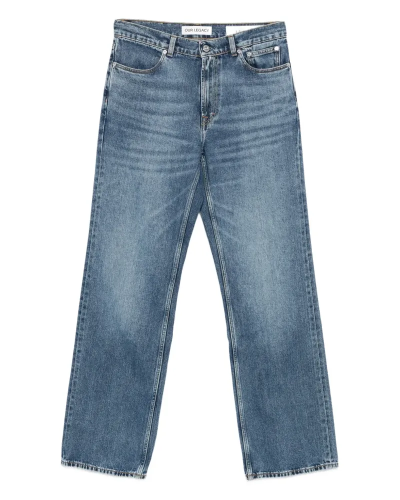 Our Legacy rodeo wash twill jeans - Blau Blau