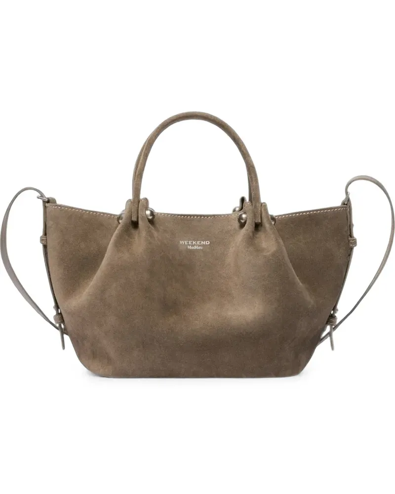 Max Mara suede tote bag - Braun Braun