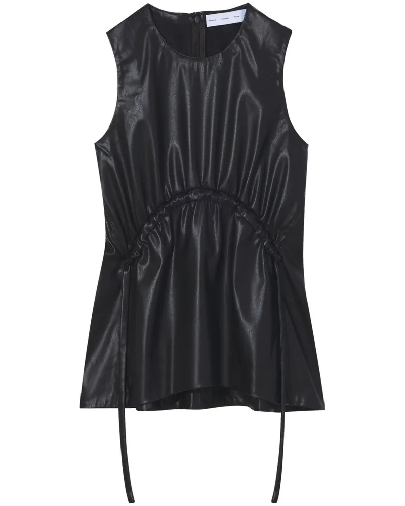 Proenza Schouler Oberteil mit Kordelzug - Schwarz Schwarz