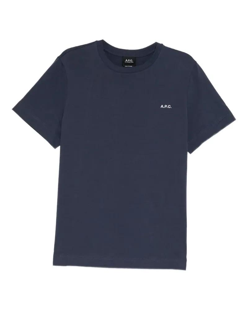 A.P.C. Oliver T-Shirt - Blau Blau