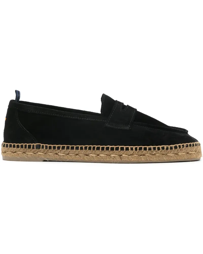 Castañer Nacho Espadrilles aus Wildleder - Schwarz Schwarz