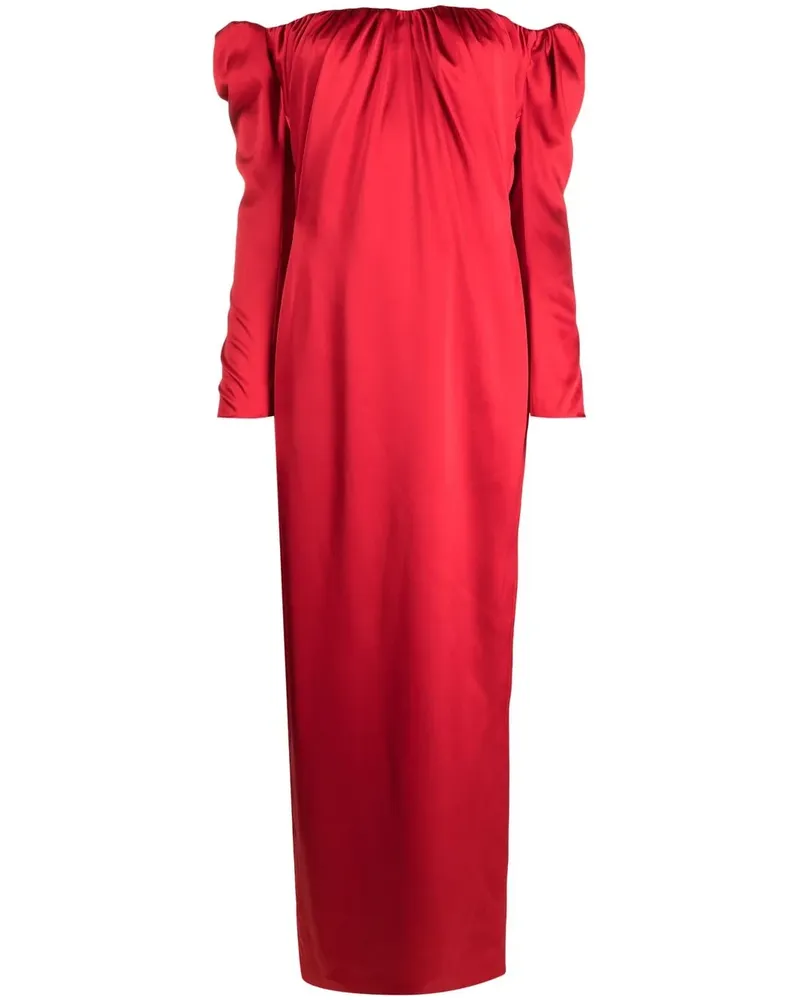 V:PM ATELIER Schulterfreies Kleid - Rot Rot