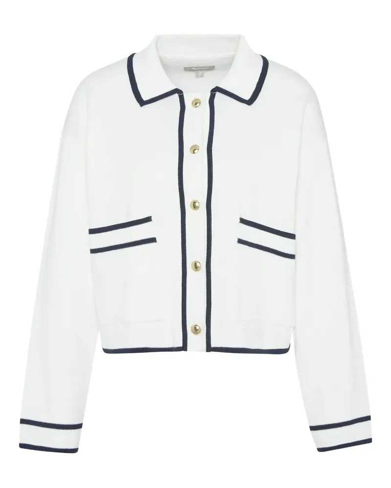 Barbour Jasmine Cardigan - Weiß Weiß