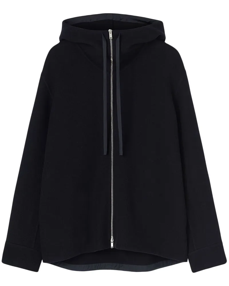 Jil Sander Kapuzenjacke aus Kaschmir - Schwarz Schwarz