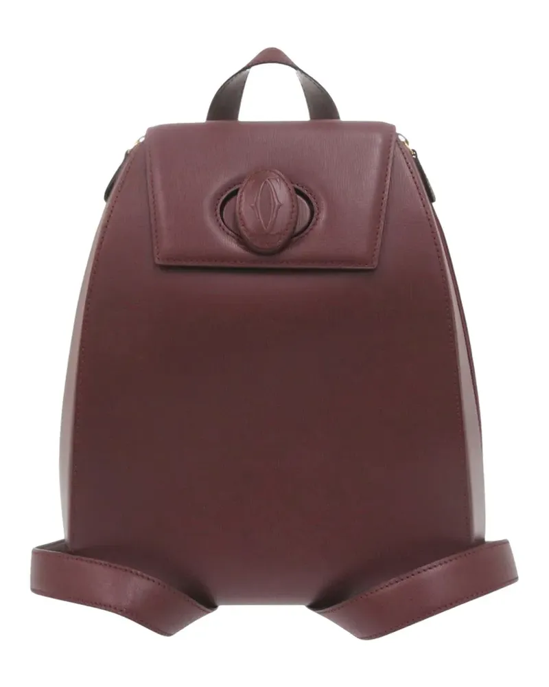Cartier 2000-2026 Must de  Rucksack aus Leder - Rot Rot