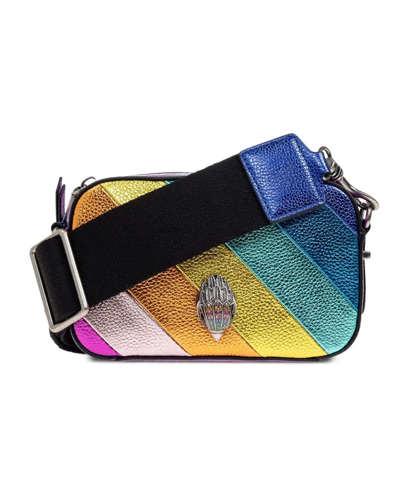 Kurt Geiger Kleine Kensington Umhängetasche mit Regenbogenstreifen - Blau Blau
