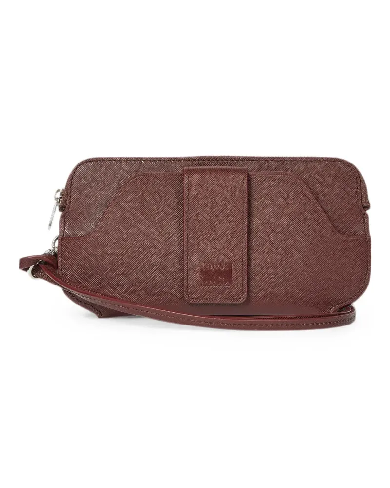 Paul Smith Reisetasche aus Bordeaux-Leder - Rot Rot