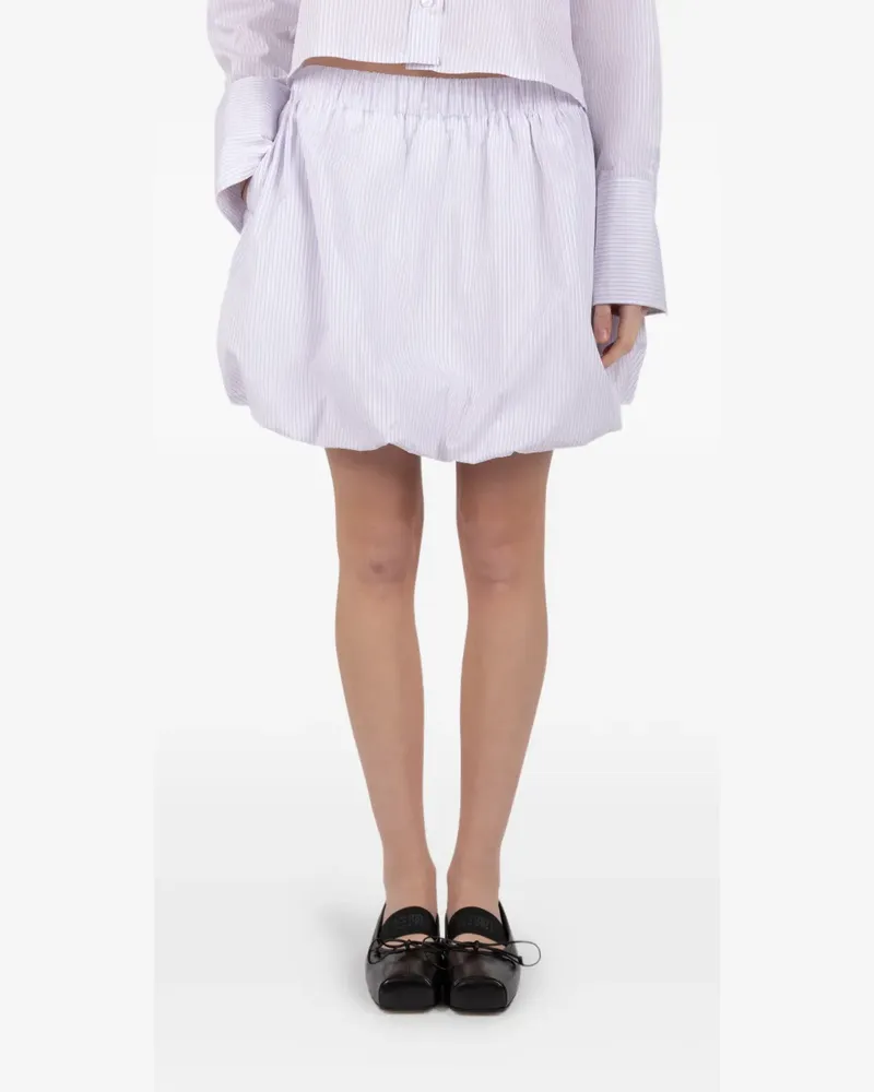 Société Anonyme striped mini skirt - Weiß Weiß