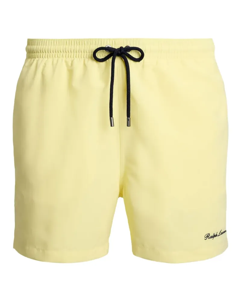 Ralph Lauren Badeshorts mit Logo-Stickerei - Gelb Gelb