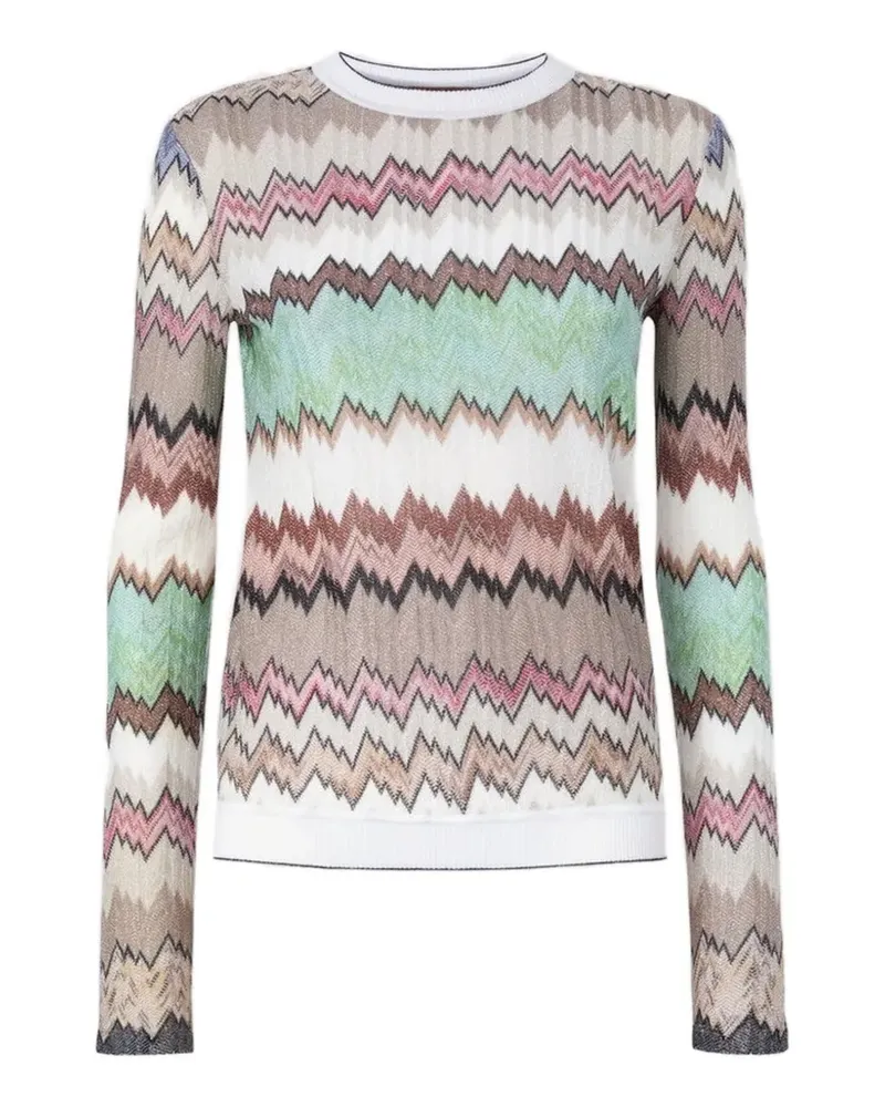 Missoni Pullover mit Zickzackmuster - Nude Nude