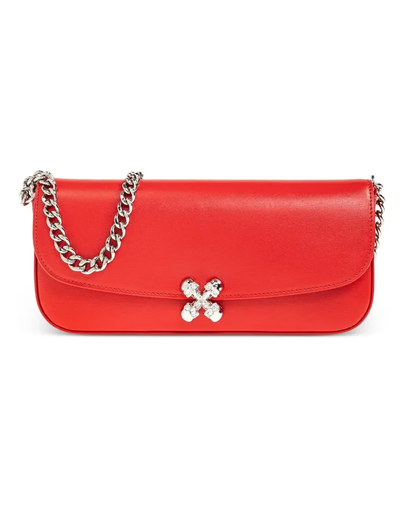 Alexander McQueen leather shoulder bag - Rot Rot