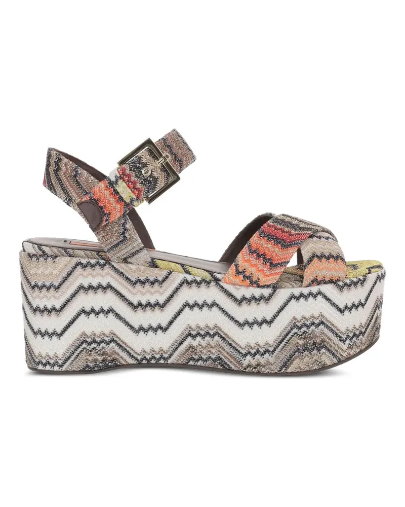 Missoni Sandalen mit grafischem Print - Orange Orange