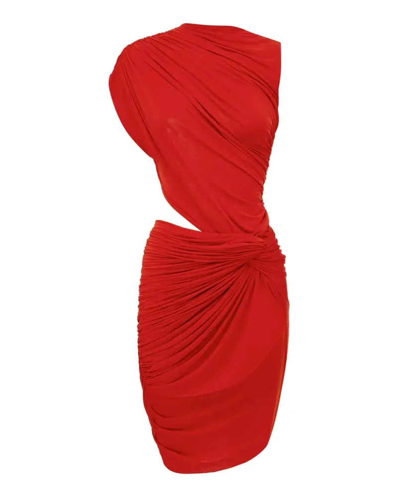Alex Perry Twist Minikleid - Rot Rot