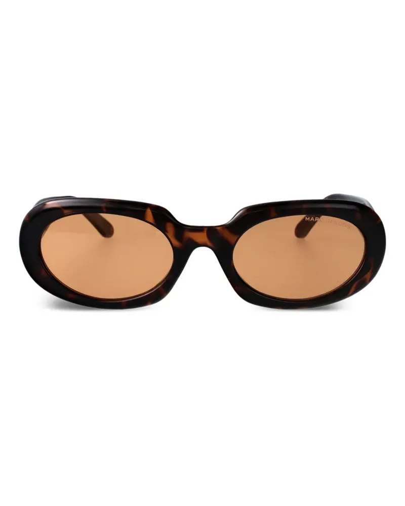Marc Jacobs oval-frame sunglasses - Braun Braun