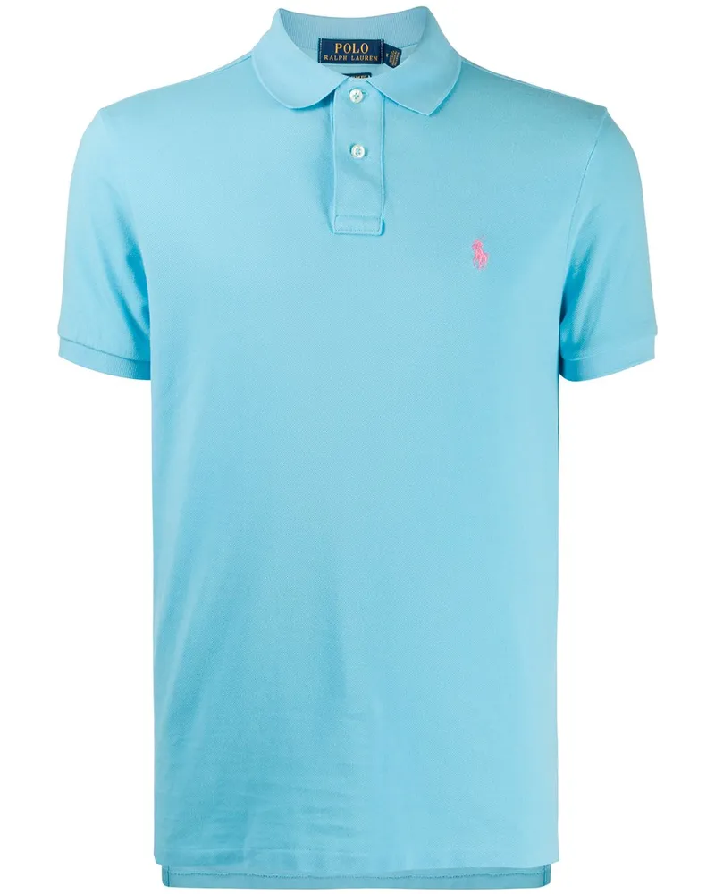 Ralph Lauren Poloshirt mit Logo-Stickerei - Blau Blau
