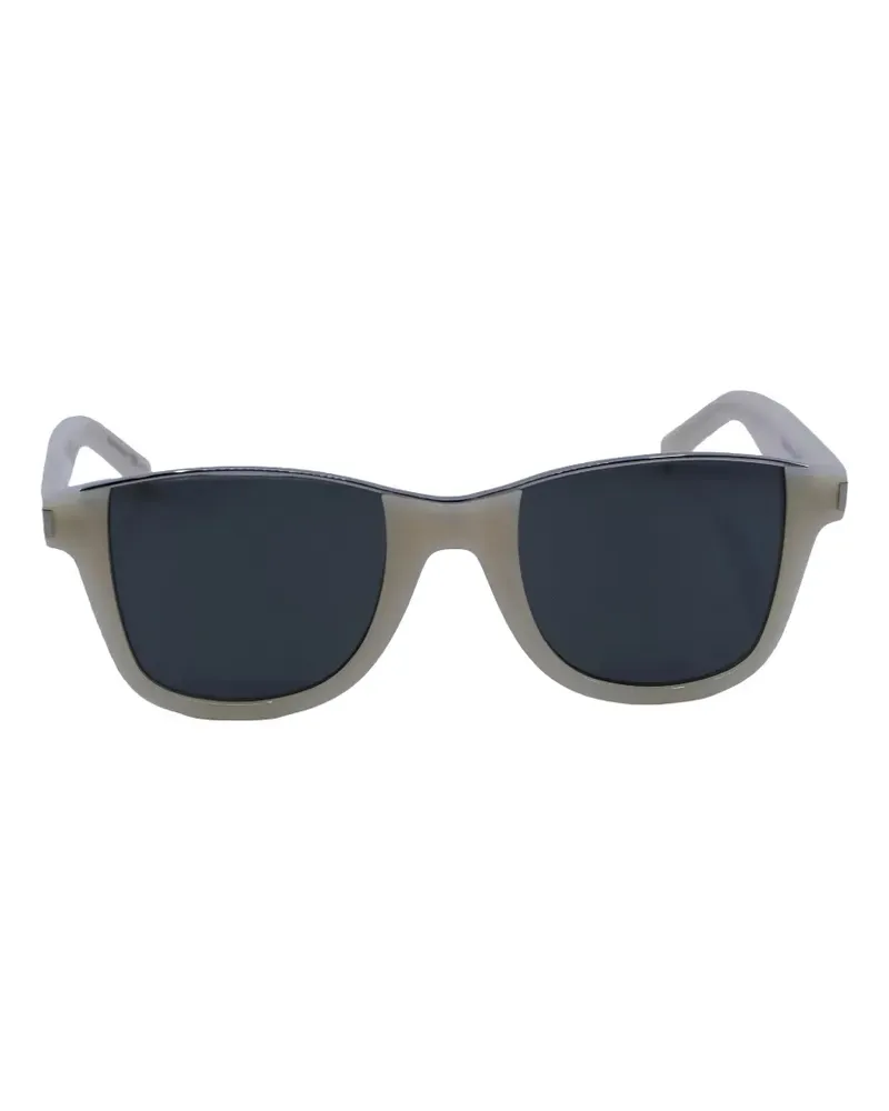 Saint Laurent square-frame sunglasses - Nude Nude