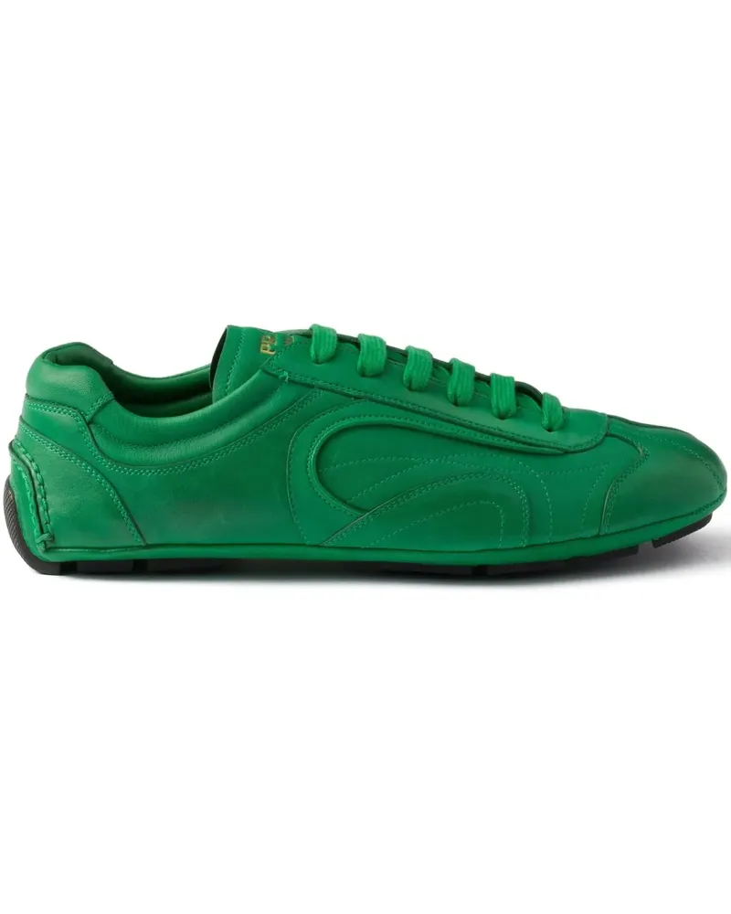 Prada Montecarlo Re-edition 2005 Sneakers aus Nappaleder - Grün Grün