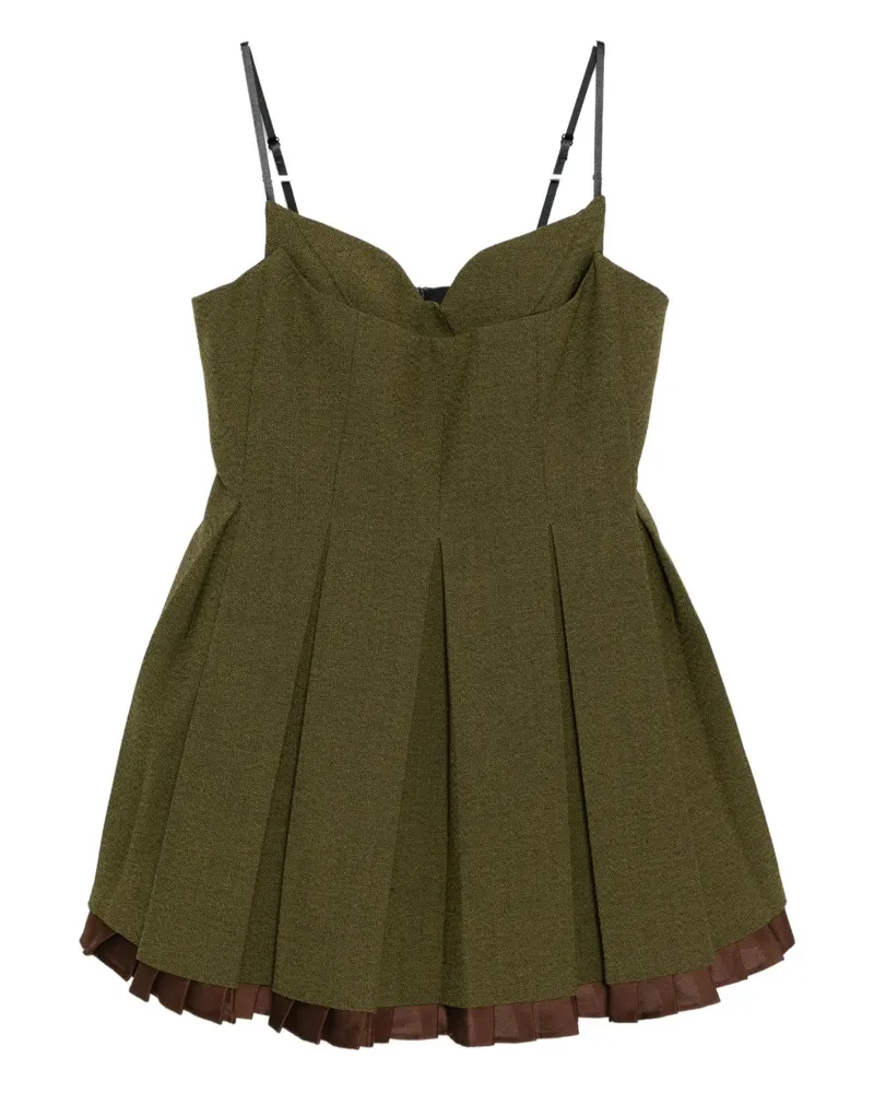 SHUSHU/TONG pleated dress - Grün Grün
