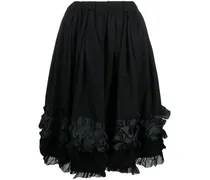 Rock im Layering-Look - Schwarz