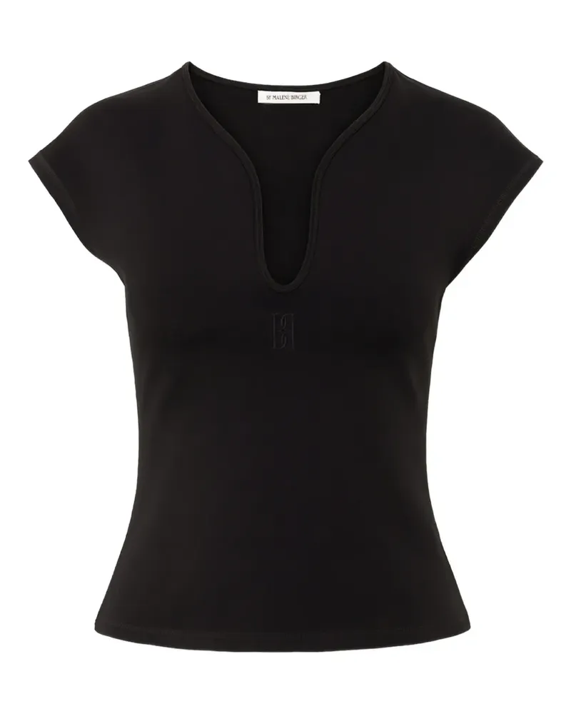 By Malene Birger Venazia Sportoberteil - Schwarz Schwarz