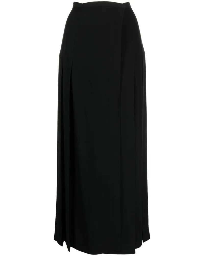 Totême wrap-around maxi skirt - Schwarz Schwarz