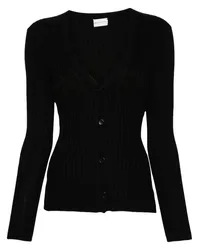 Magda Butrym Gehäkelter Cardigan Schwarz