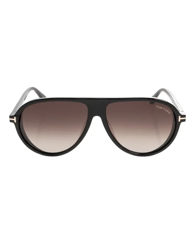 Tom Ford Marcus pilot-frame sunglasses - Schwarz Schwarz