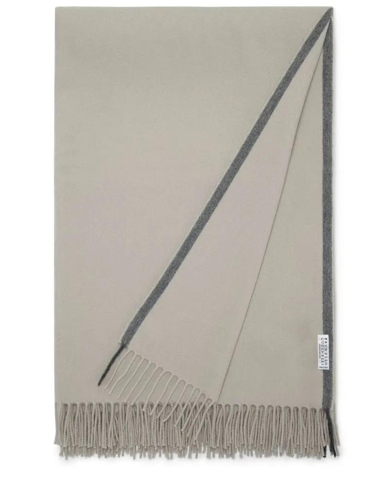 Decke aus Kaschmir 140cm x 140cm - Nude