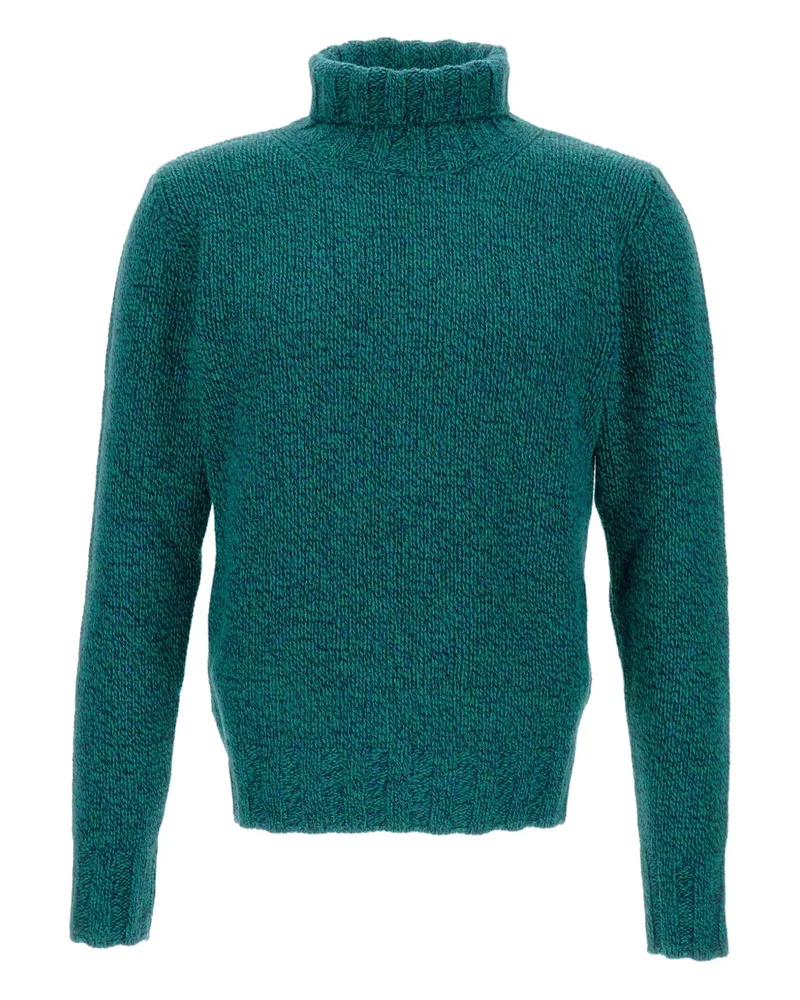 Customer Lovers Pullover mit Rollkragen - Grün Grün